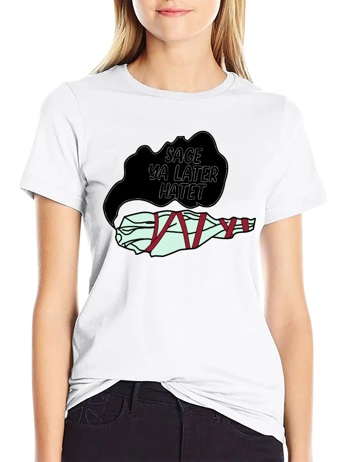 Sage Ya Later Hater Timeless Short Sleeve Tee – Comfy And Minimalist Design