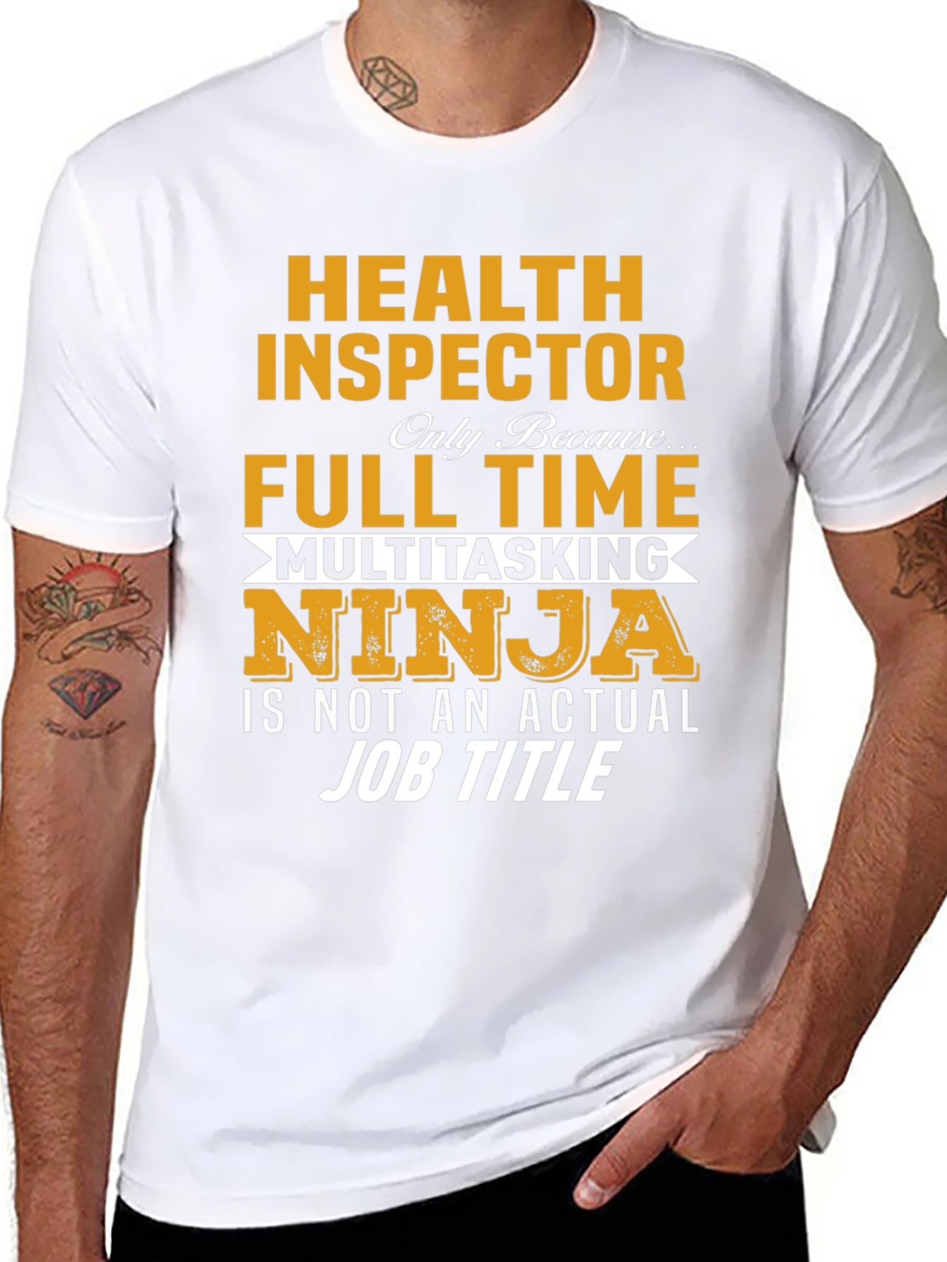 Health Inspector Ninja T-Shirt
