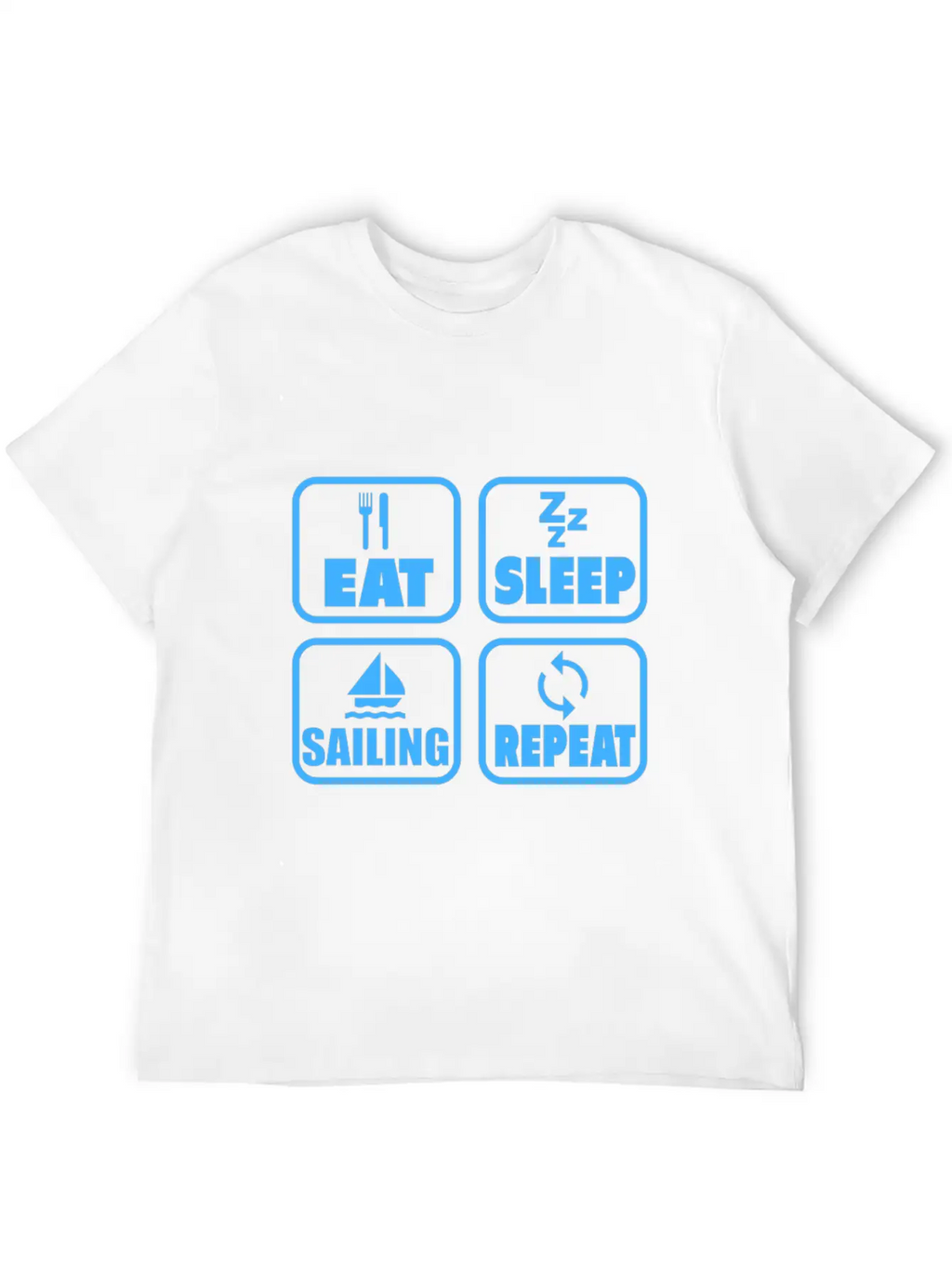 Sailing Sport Love Boat Energy Wind Sea Gift Timeless Short Sleeve Tee – Comfy And Minimalist Design