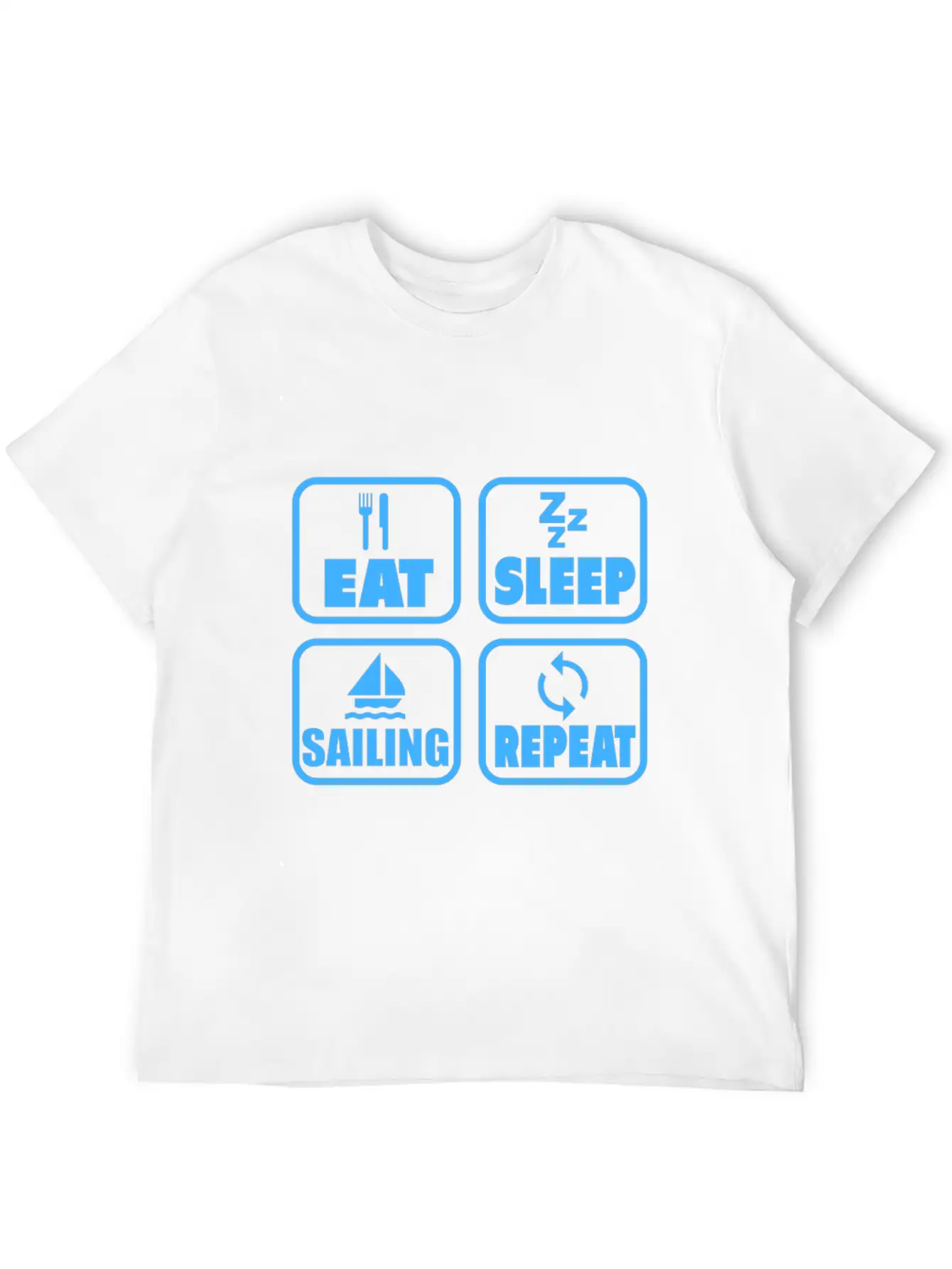 Sailing Sport Love Boat Energy Wind Sea Gift Timeless Short Sleeve Tee – Comfy And Minimalist Design