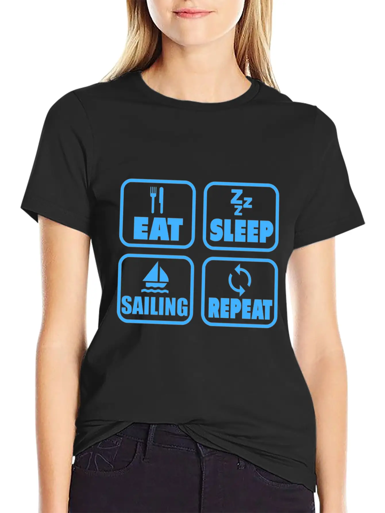 Sailing Sport Love Boat Energy Wind Sea Gift Timeless Short Sleeve Tee – Comfy And Minimalist Design