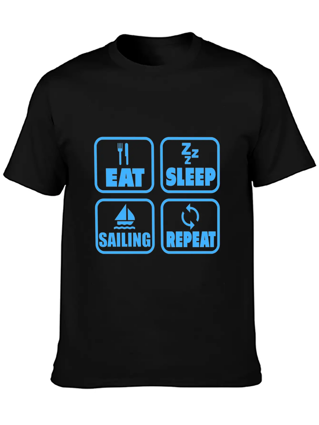 Sailing Sport Love Boat Energy Wind Sea Gift Timeless Short Sleeve Tee – Comfy And Minimalist Design