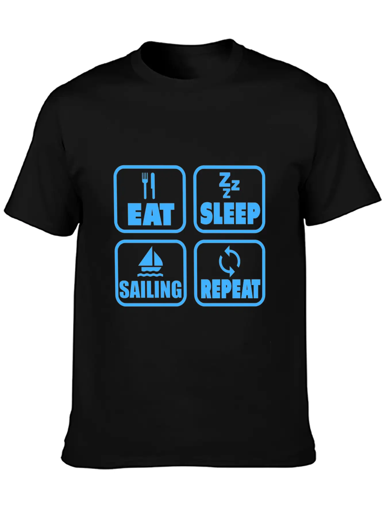 Sailing Sport Love Boat Energy Wind Sea Gift Timeless Short Sleeve Tee – Comfy And Minimalist Design