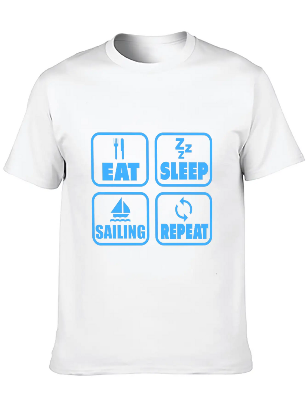 Sailing Sport Love Boat Energy Wind Sea Gift Timeless Short Sleeve Tee – Comfy And Minimalist Design