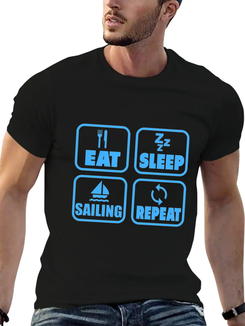 Sailing Sport Love Boat Energy Wind Sea Gift Timeless Short Sleeve Tee – Comfy And Minimalist Design