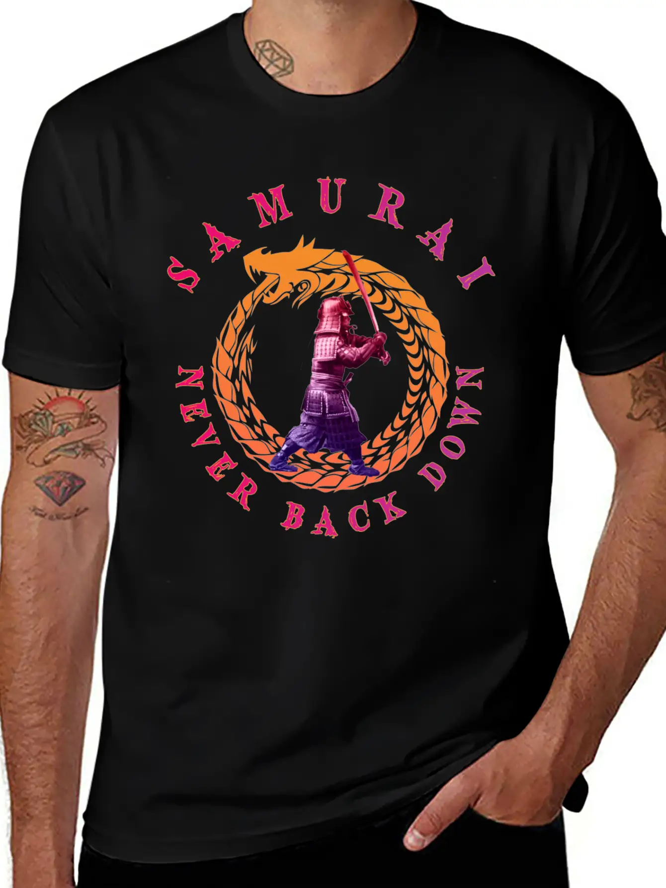 Samurai Stylish Everyday T-Shirt – Unisex Basic Cotton Tee
