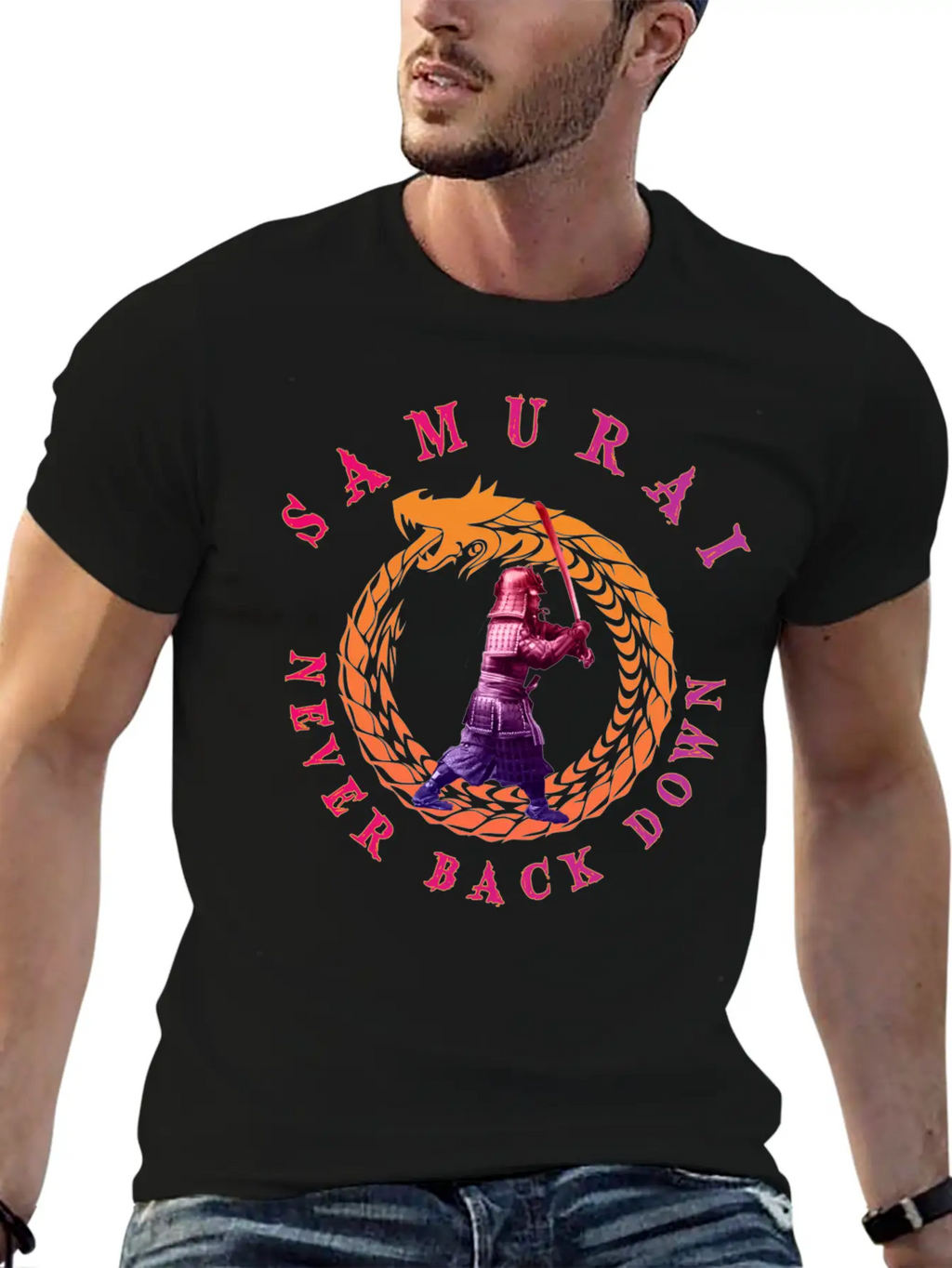 Samurai Stylish Everyday T-Shirt – Unisex Basic Cotton Tee