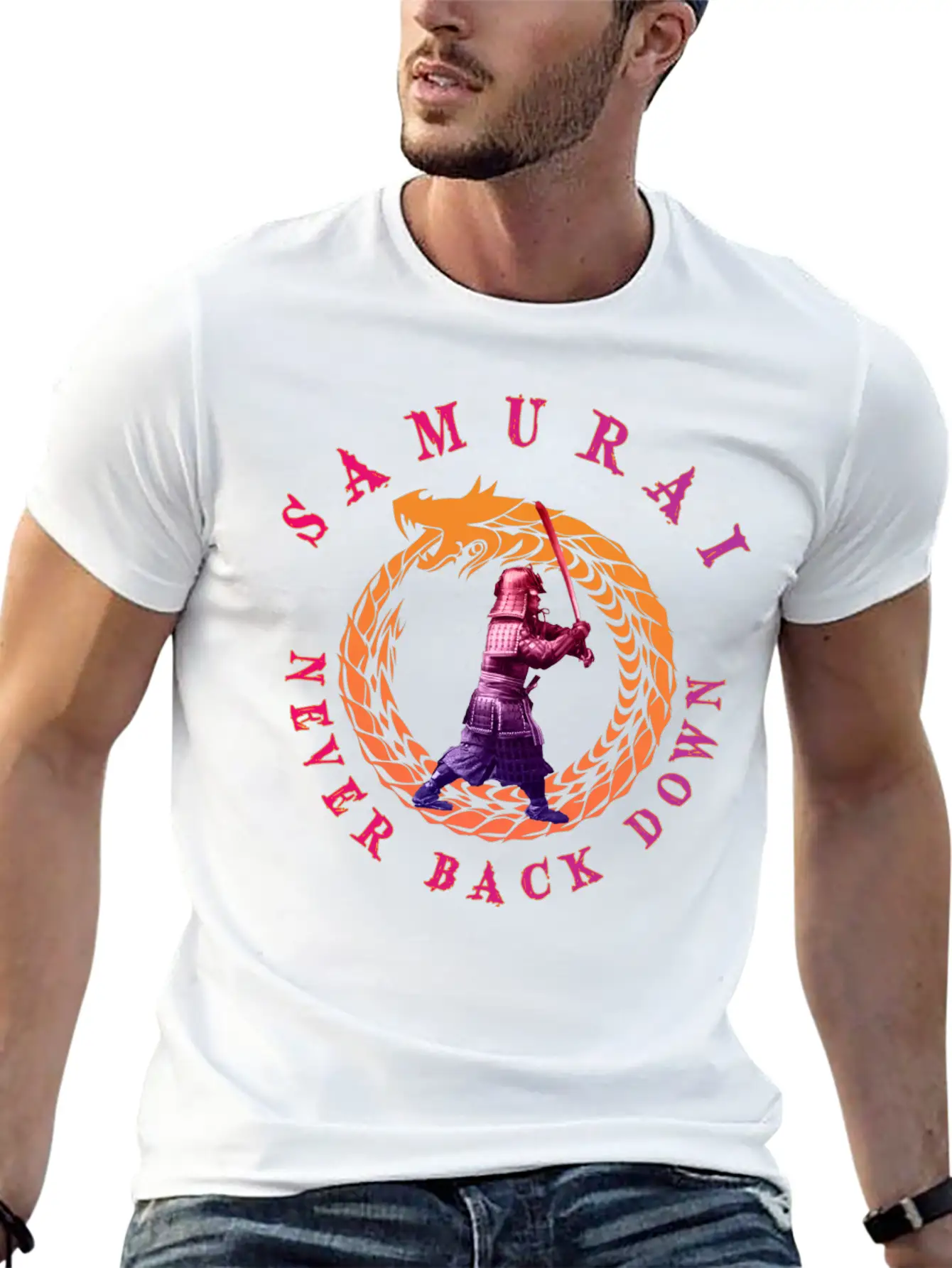 Samurai Stylish Everyday T-Shirt – Unisex Basic Cotton Tee