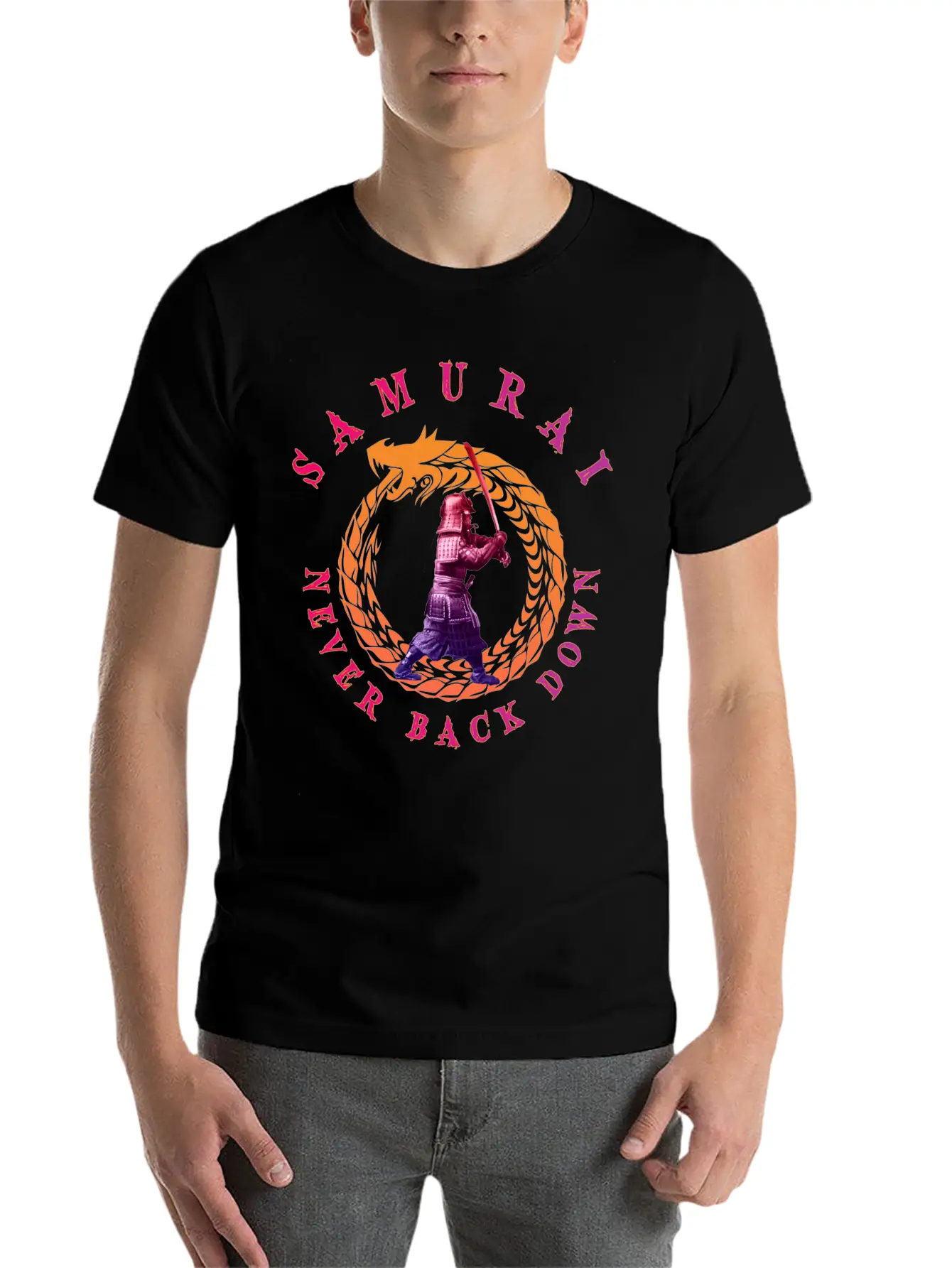 Samurai Stylish Everyday T-Shirt – Unisex Basic Cotton Tee