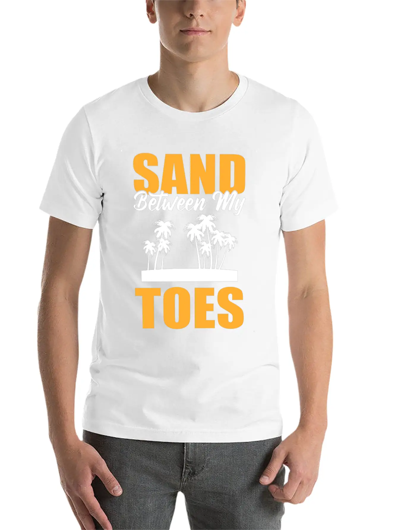 Sand Between My Toes Tourist Stylish Everyday T-Shirt – Unisex Basic Cotton Tee