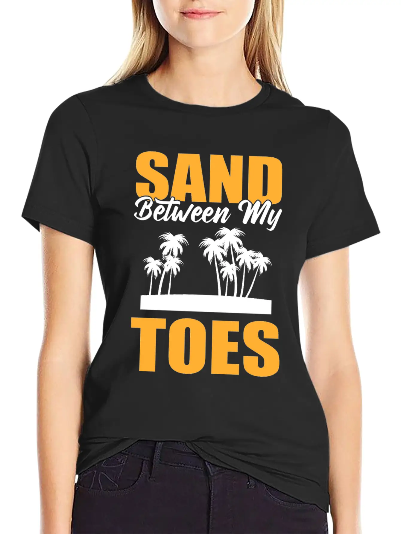 Sand Between My Toes Tourist Stylish Everyday T-Shirt – Unisex Basic Cotton Tee