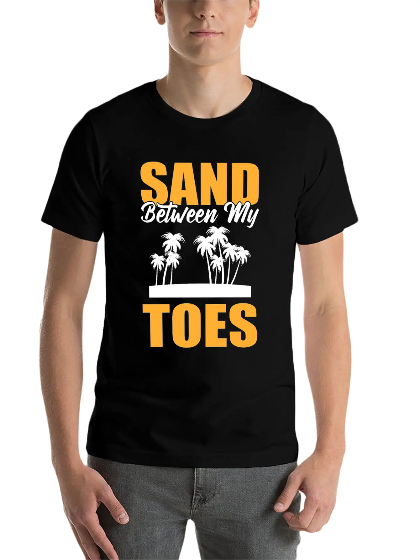 Sand Between My Toes Tourist Stylish Everyday T-Shirt – Unisex Basic Cotton Tee