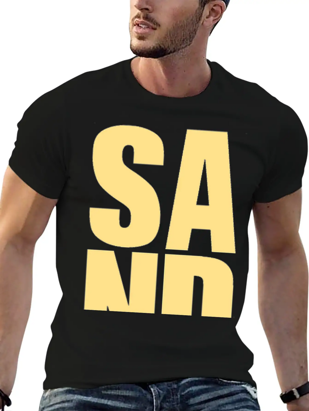 SAND DUNES Basic Graphic T-Shirt – Daily Comfort In Soft Cotton