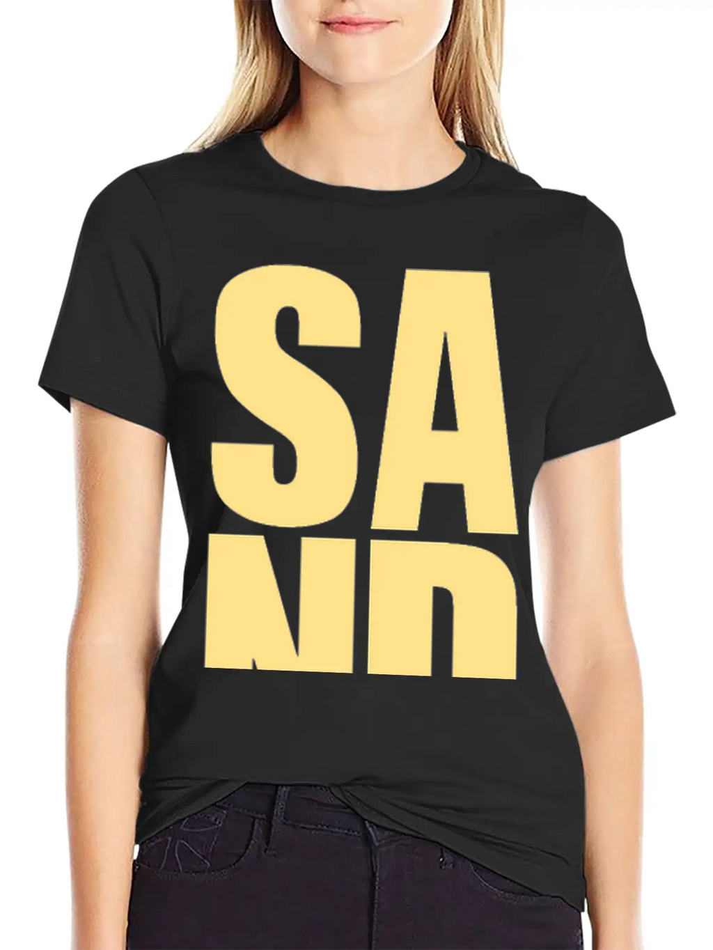SAND DUNES Basic Graphic T-Shirt – Daily Comfort In Soft Cotton