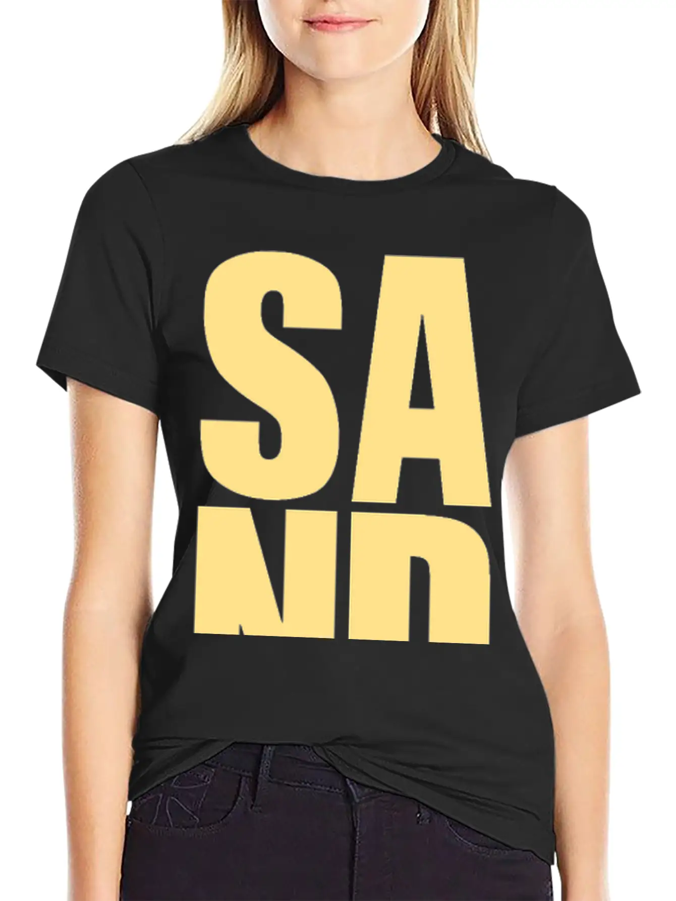 SAND DUNES Basic Graphic T-Shirt – Daily Comfort In Soft Cotton