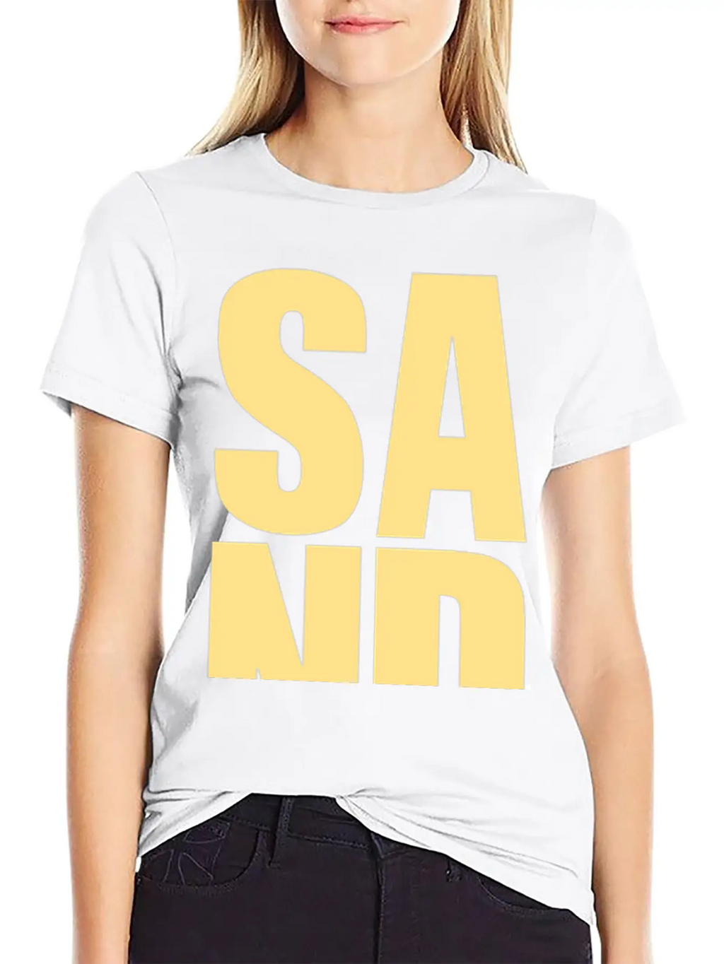 SAND DUNES Basic Graphic T-Shirt – Daily Comfort In Soft Cotton