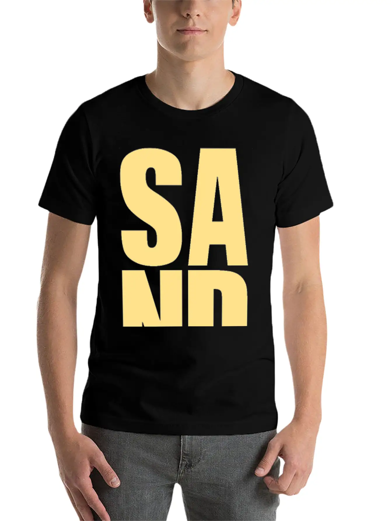 SAND DUNES Basic Graphic T-Shirt – Daily Comfort In Soft Cotton
