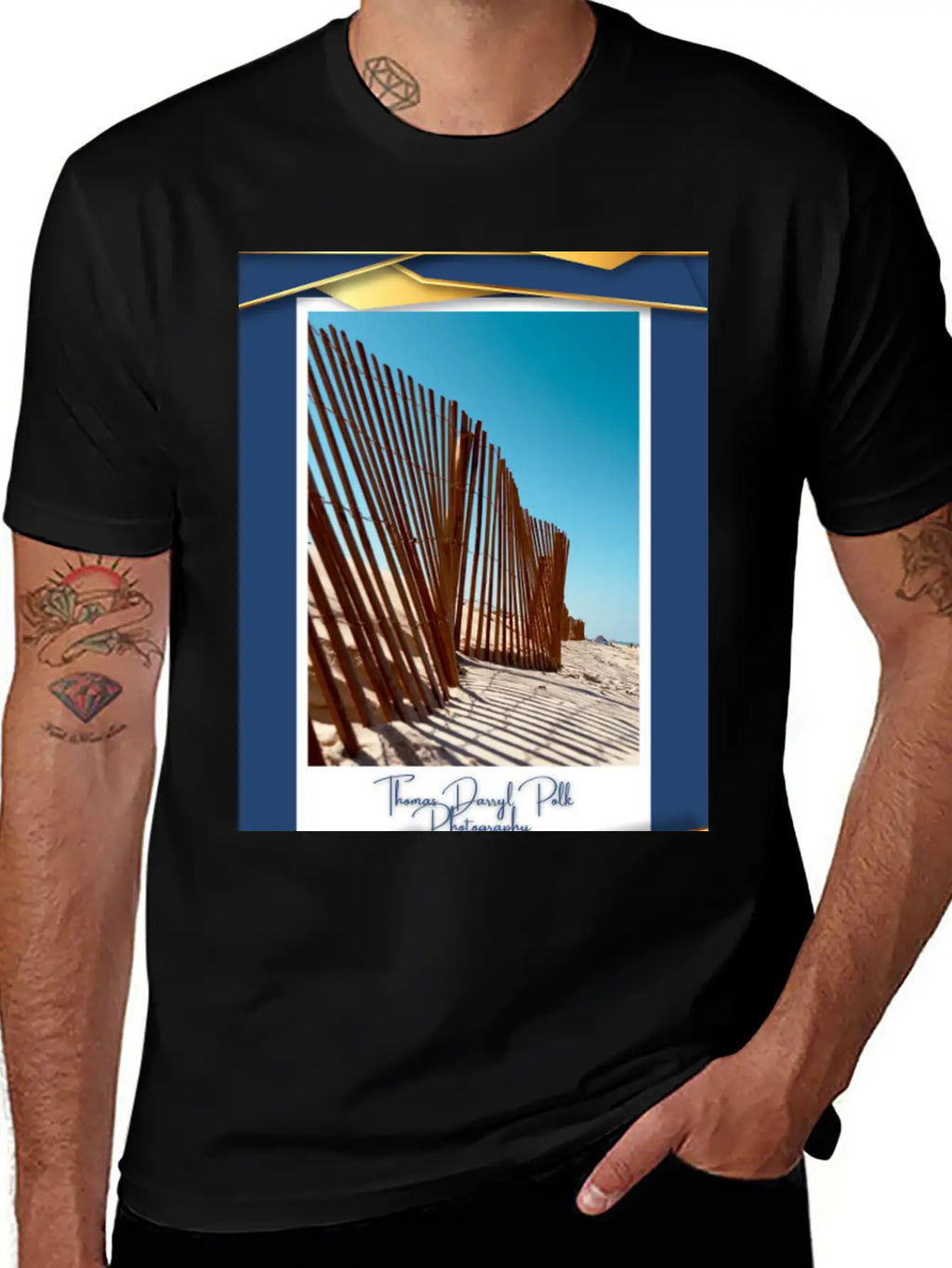 Sand Fence "Coffee, Tea, And Captured Memories." Unisex Casual T-Shirt – Clean Design For Daily Comfort