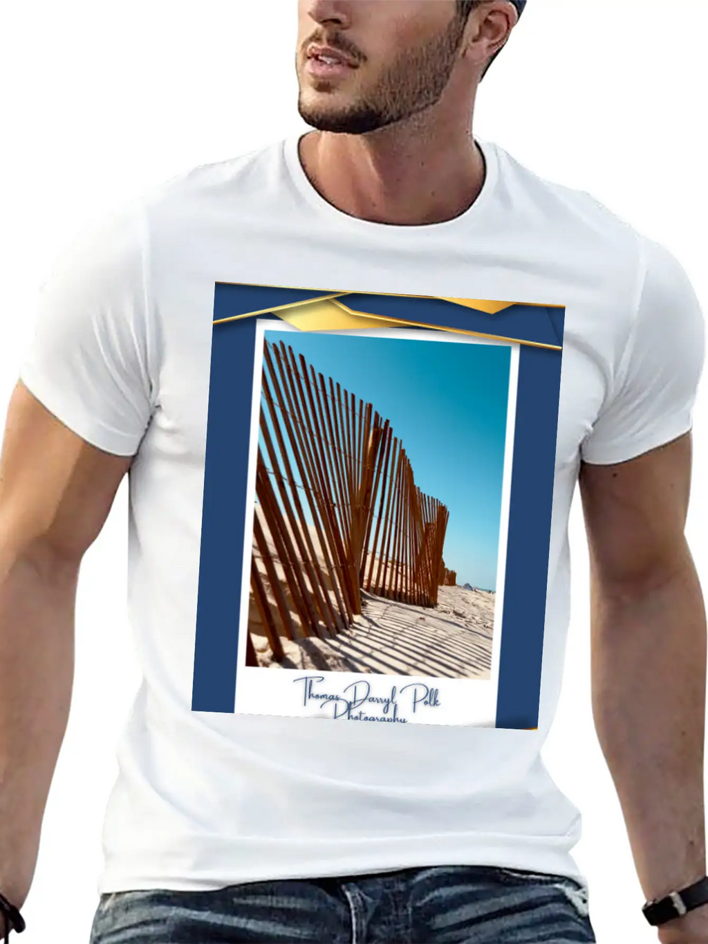 Sand Fence "Coffee, Tea, And Captured Memories." Unisex Casual T-Shirt – Clean Design For Daily Comfort