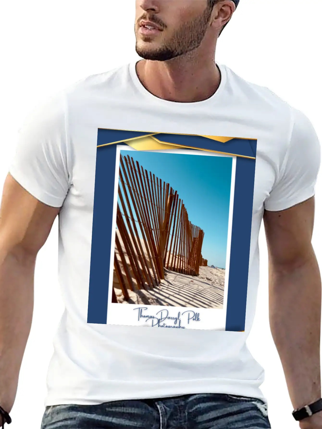 Sand Fence "Coffee, Tea, And Captured Memories." Unisex Casual T-Shirt – Clean Design For Daily Comfort