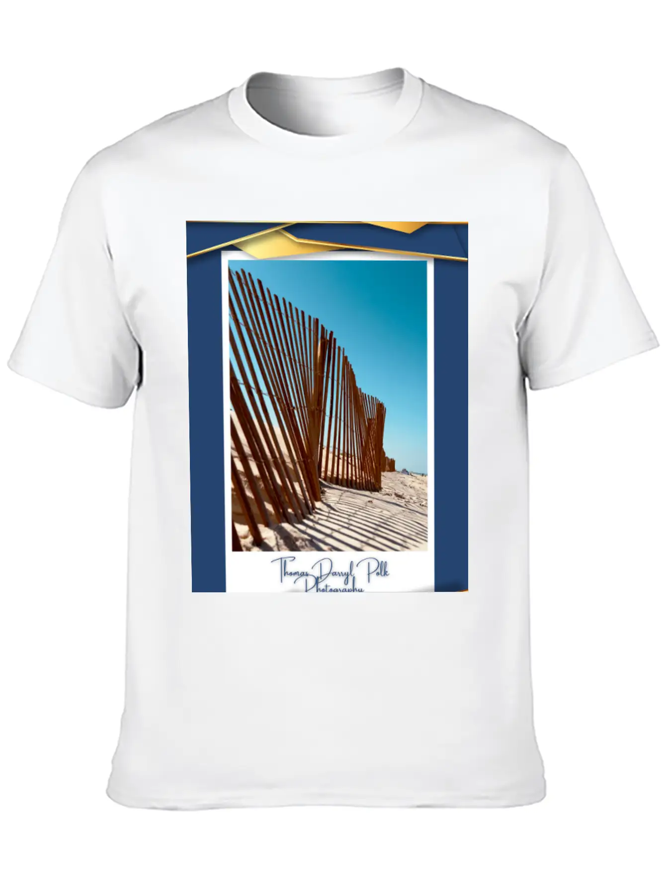 Sand Fence "Coffee, Tea, And Captured Memories." Unisex Casual T-Shirt – Clean Design For Daily Comfort