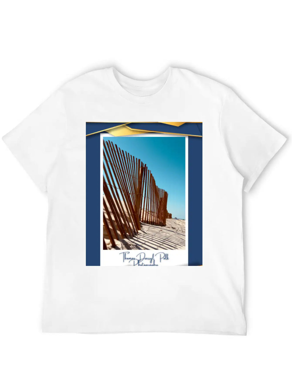 Sand Fence "Coffee, Tea, And Captured Memories." Unisex Casual T-Shirt – Clean Design For Daily Comfort