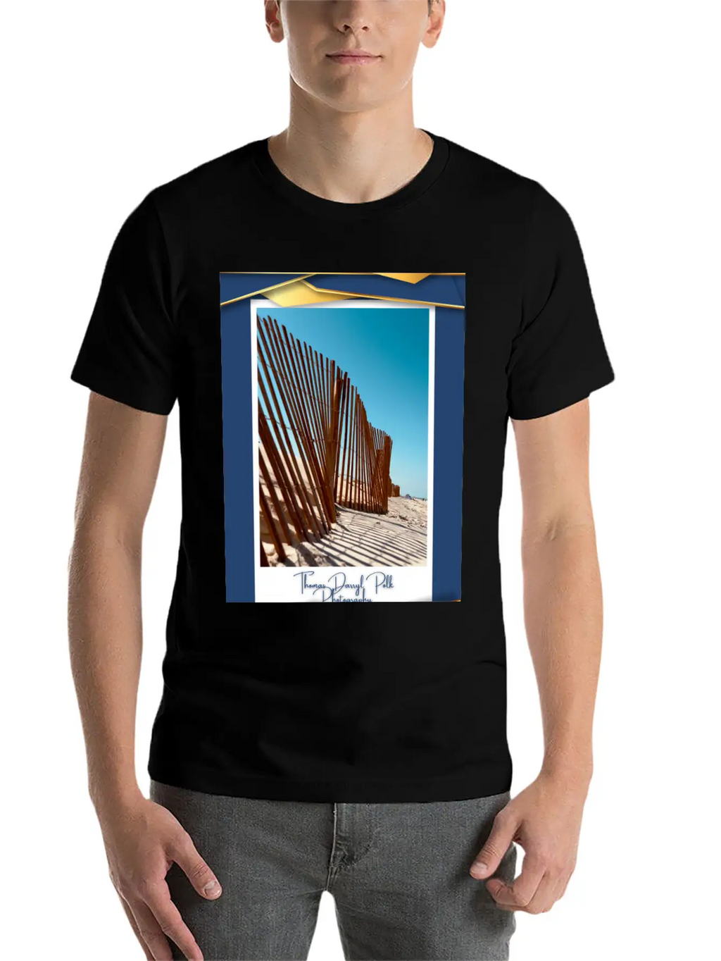 Sand Fence "Coffee, Tea, And Captured Memories." Unisex Casual T-Shirt – Clean Design For Daily Comfort