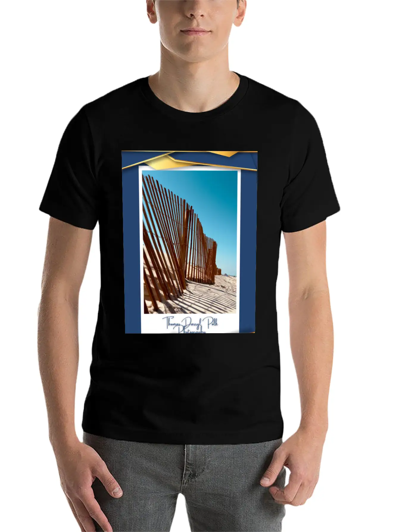 Sand Fence "Coffee, Tea, And Captured Memories." Unisex Casual T-Shirt – Clean Design For Daily Comfort