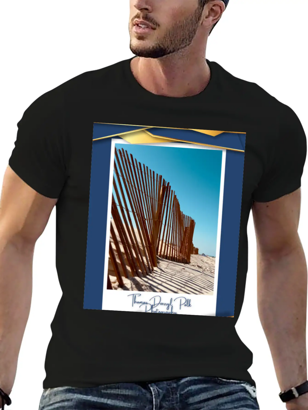 Sand Fence "Coffee, Tea, And Captured Memories." Unisex Casual T-Shirt – Clean Design For Daily Comfort