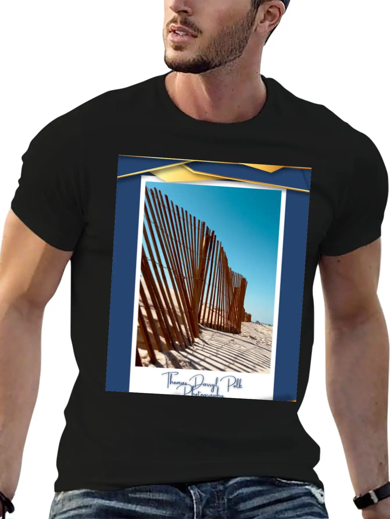 Sand Fence "Coffee, Tea, And Captured Memories." Unisex Casual T-Shirt – Clean Design For Daily Comfort