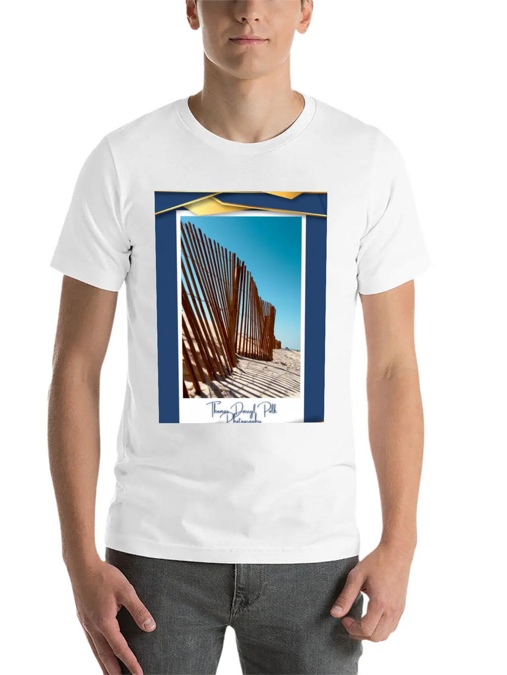 Sand Fence "Coffee, Tea, And Captured Memories." Unisex Casual T-Shirt – Clean Design For Daily Comfort