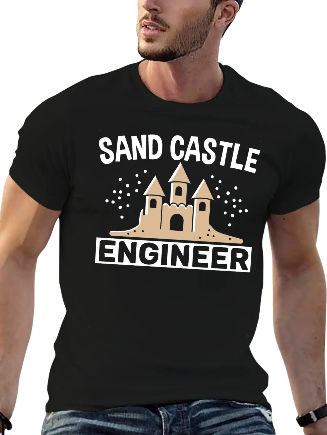 Sand Painting Breathable Graphic T-Shirt – Perfect For Casual Days