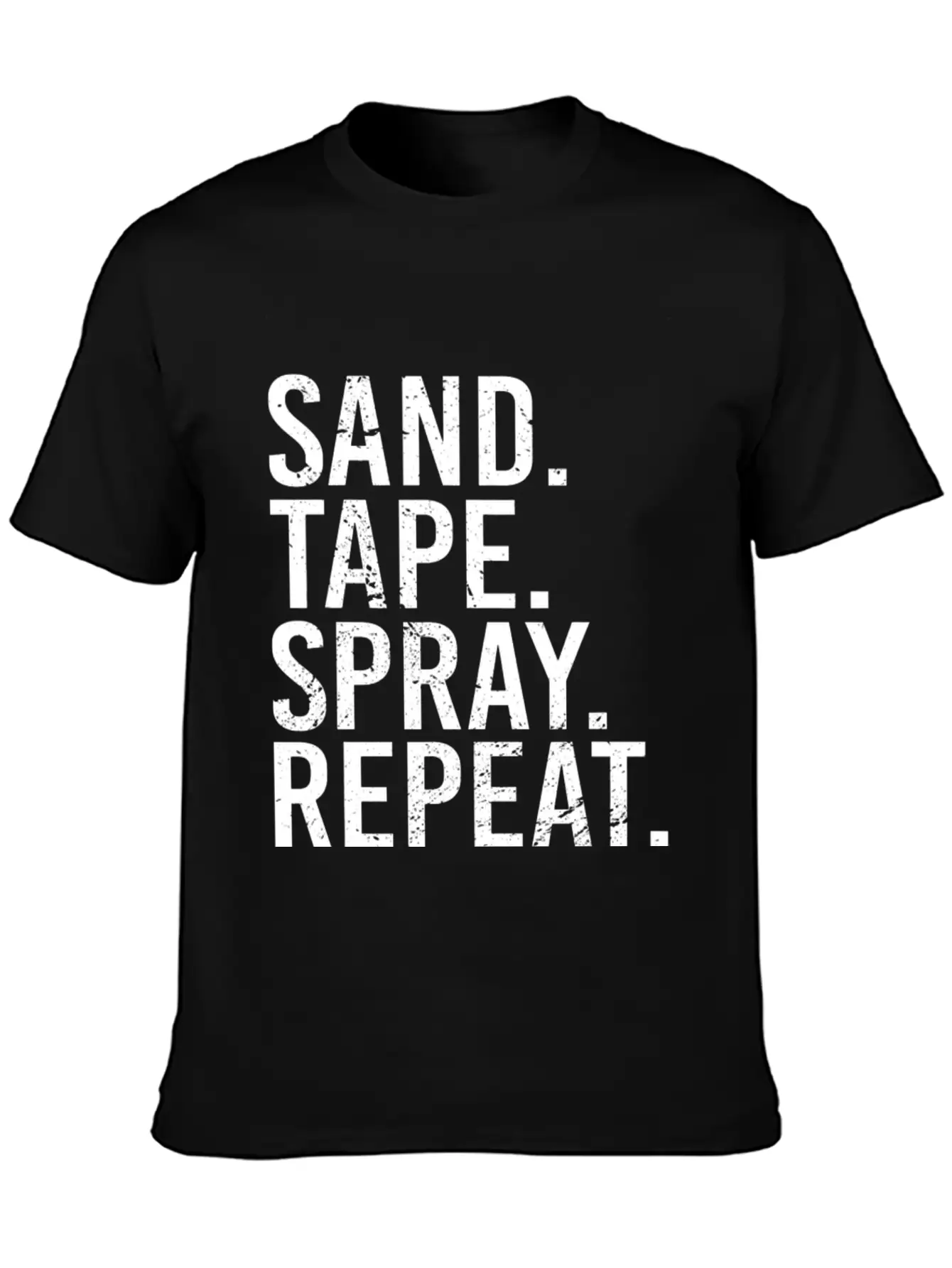 Sand Tape Spray Repeat Auto Body Painter Automotiv Classic Cotton Tee – Unisex Comfort For Any Season