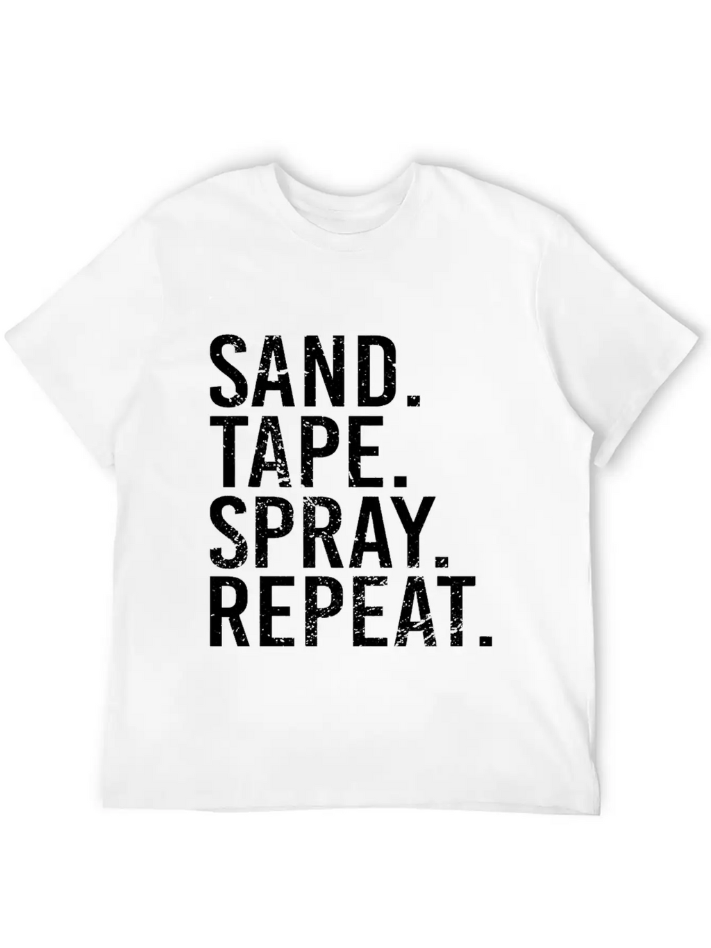Sand Tape Spray Repeat Auto Body Painter Automotiv Classic Cotton Tee – Unisex Comfort For Any Season