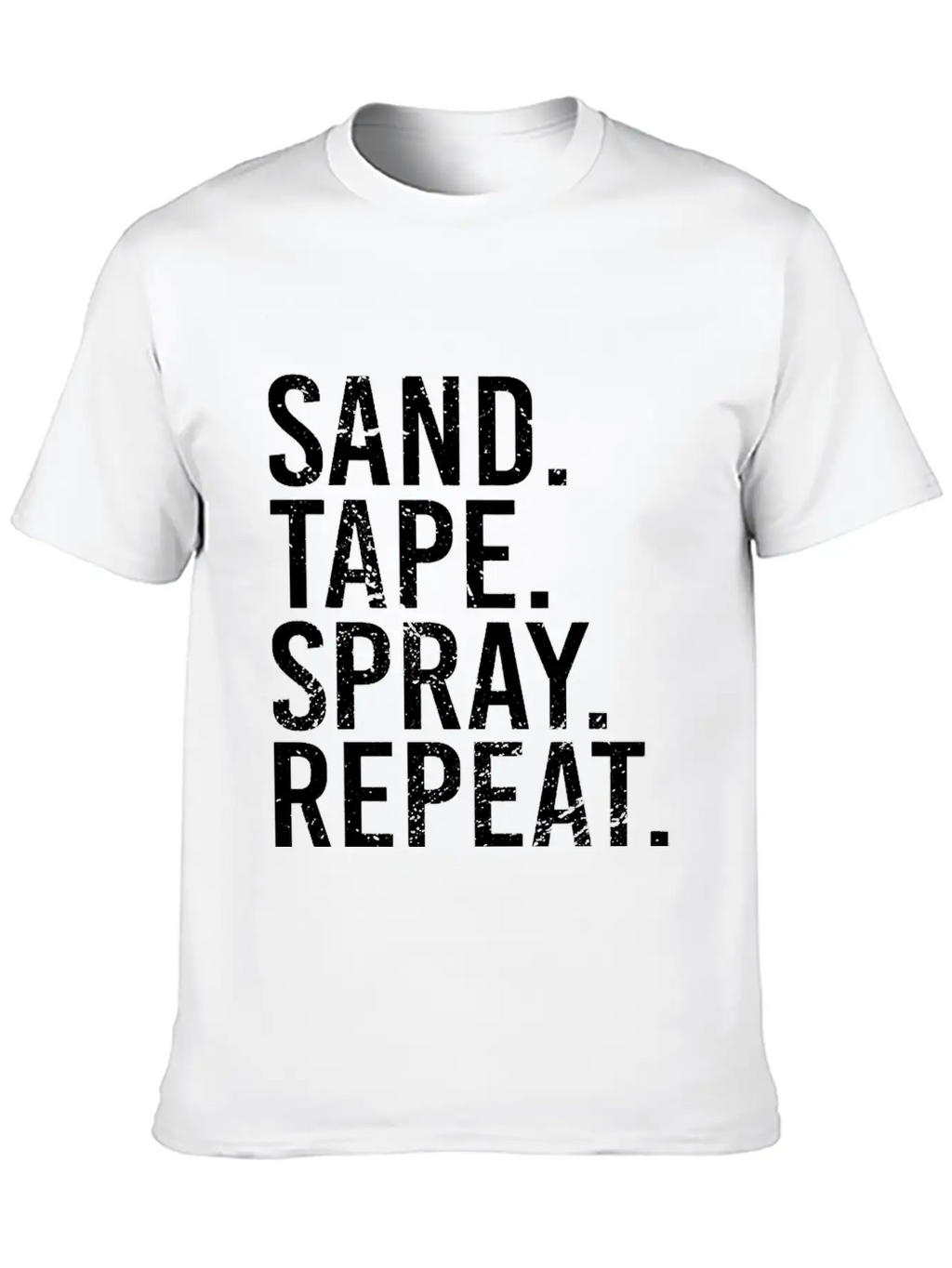 Sand Tape Spray Repeat Auto Body Painter Automotiv Classic Cotton Tee – Unisex Comfort For Any Season