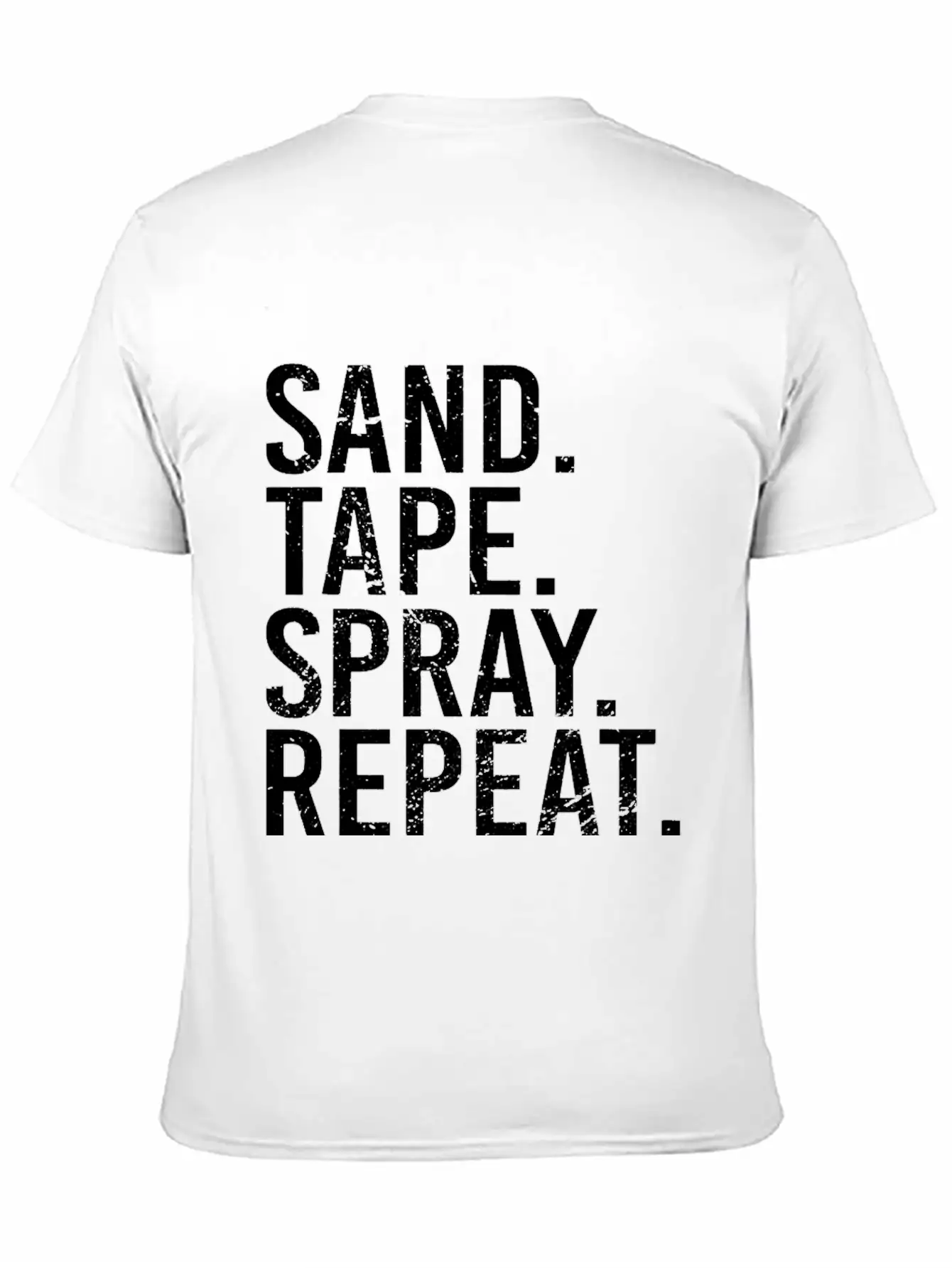 Sand Tape Spray Repeat Auto Body Painter Automotiv Classic Cotton Tee – Unisex Comfort For Any Season
