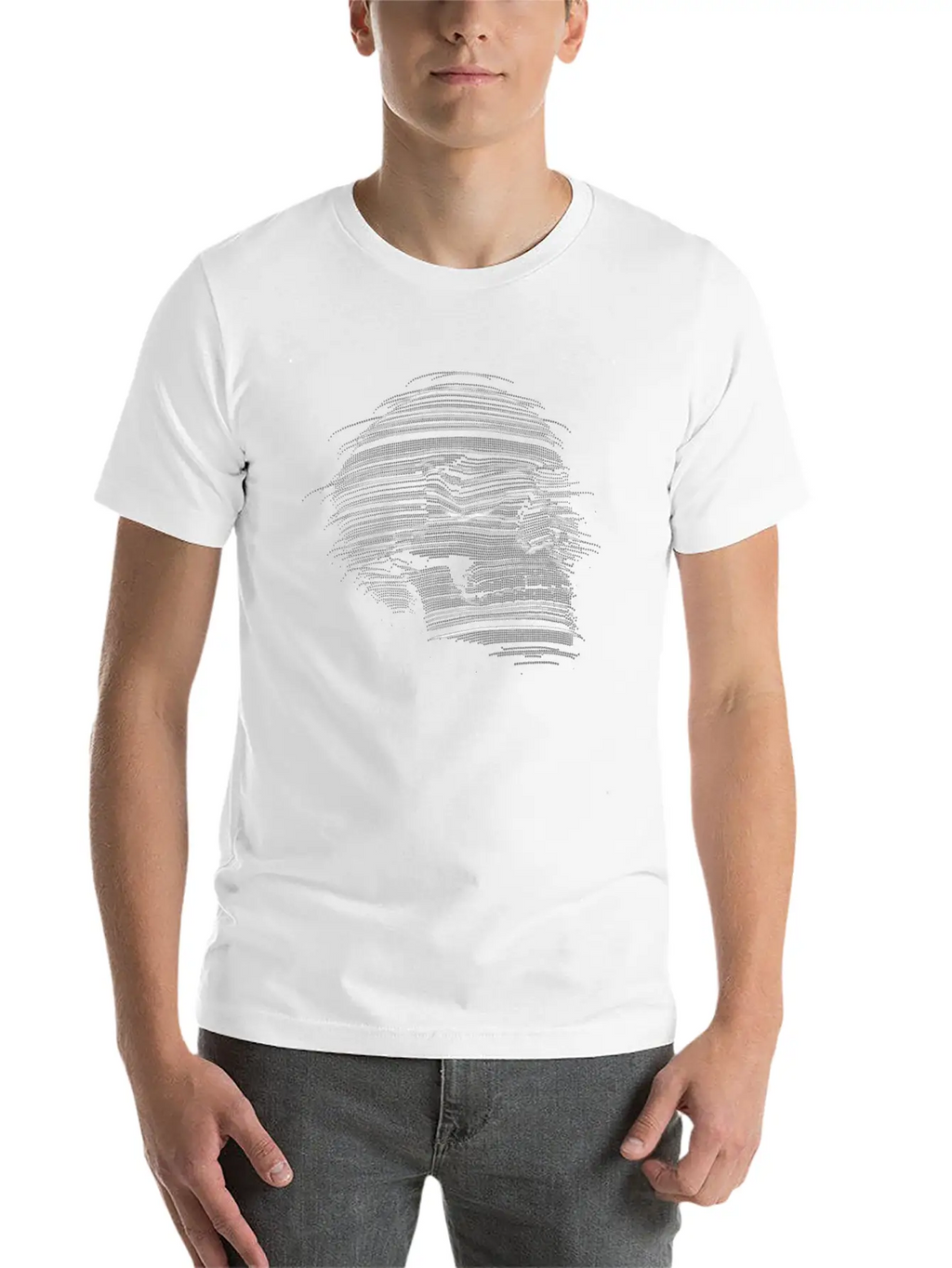 Sandy Skull Classic Cotton Tee – Unisex Comfort For Any Season