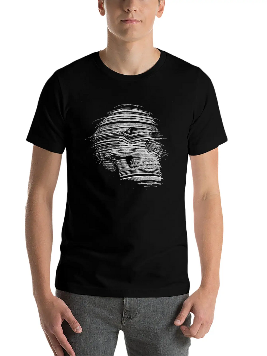 Sandy Skull Classic Cotton Tee – Unisex Comfort For Any Season