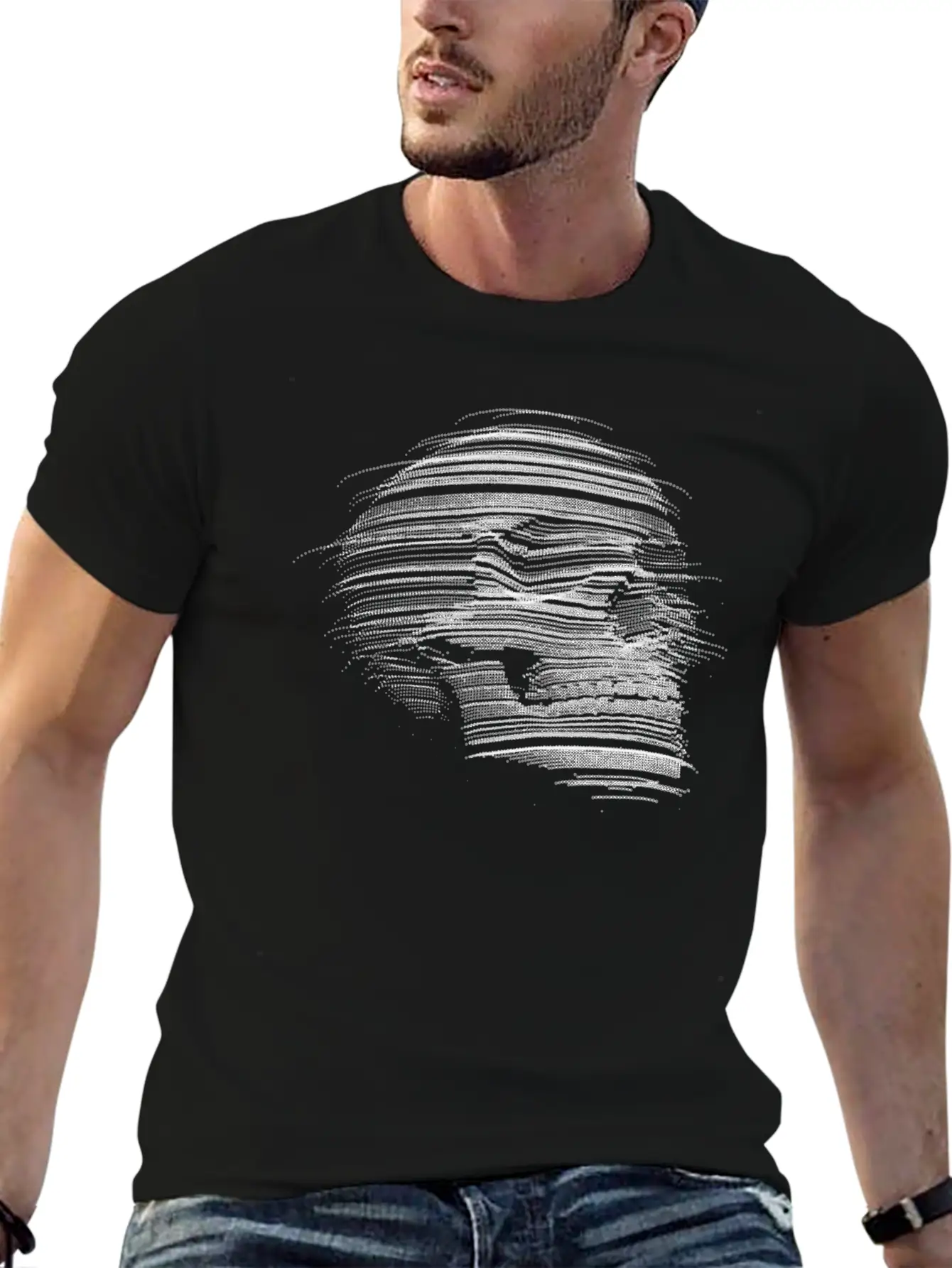 Sandy Skull Classic Cotton Tee – Unisex Comfort For Any Season