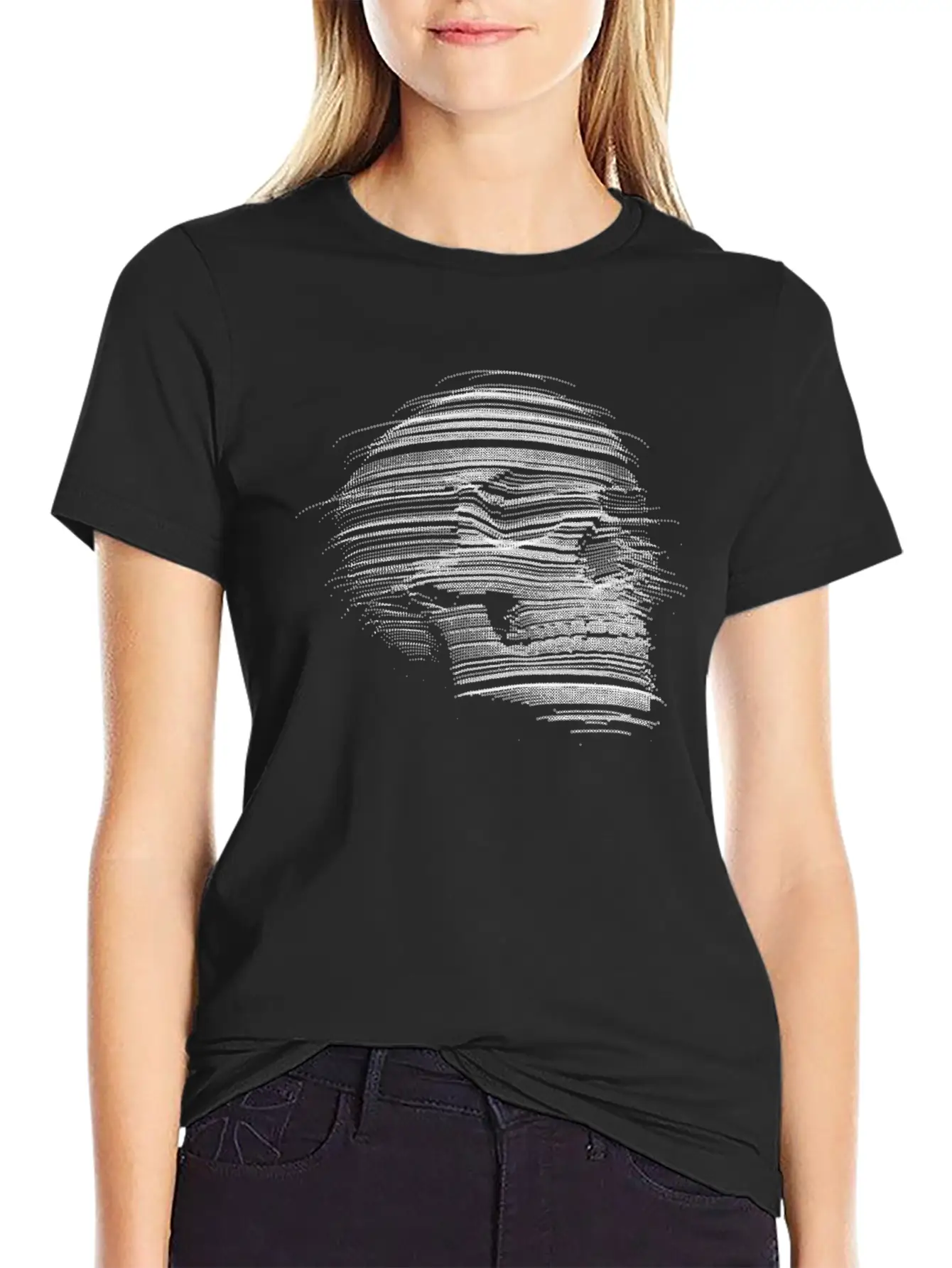 Sandy Skull Classic Cotton Tee – Unisex Comfort For Any Season