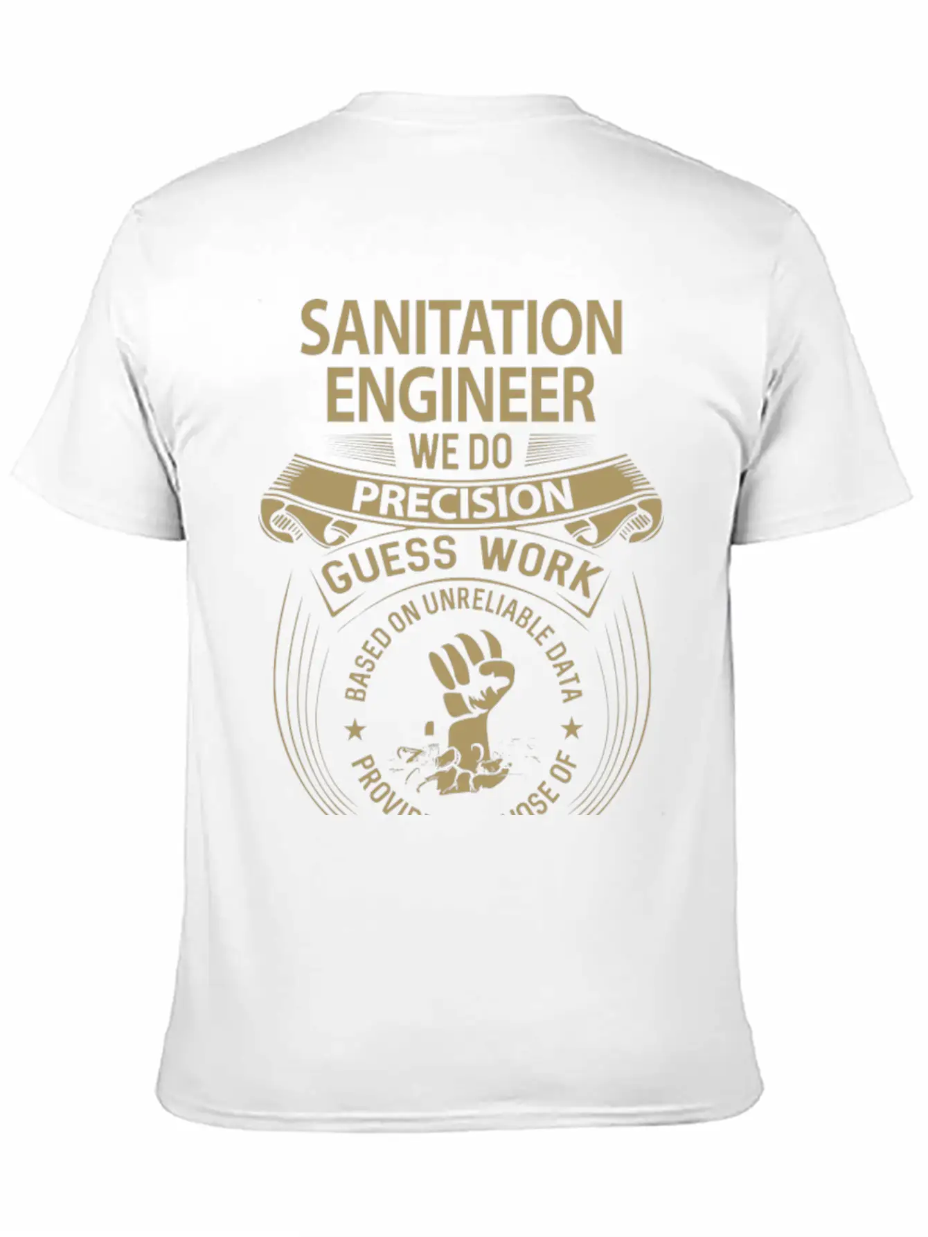 Sanitation Engineer T Shirt - We Do Precision Gift Timeless Short Sleeve Tee – Comfy And Minimalist Design