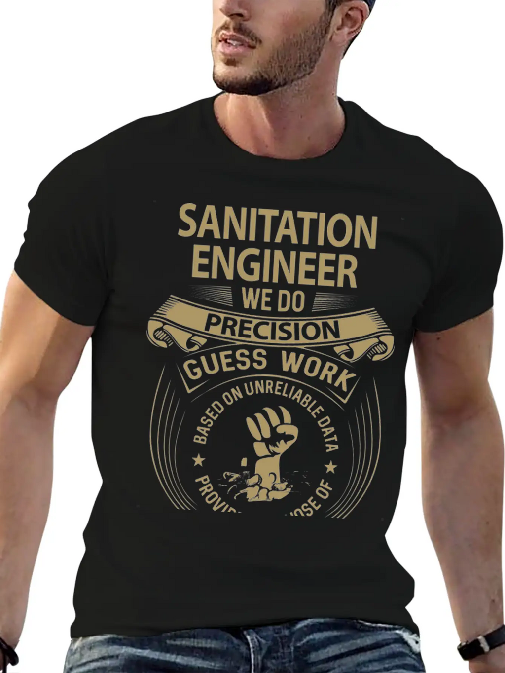 Sanitation Engineer T Shirt - We Do Precision Gift Timeless Short Sleeve Tee – Comfy And Minimalist Design