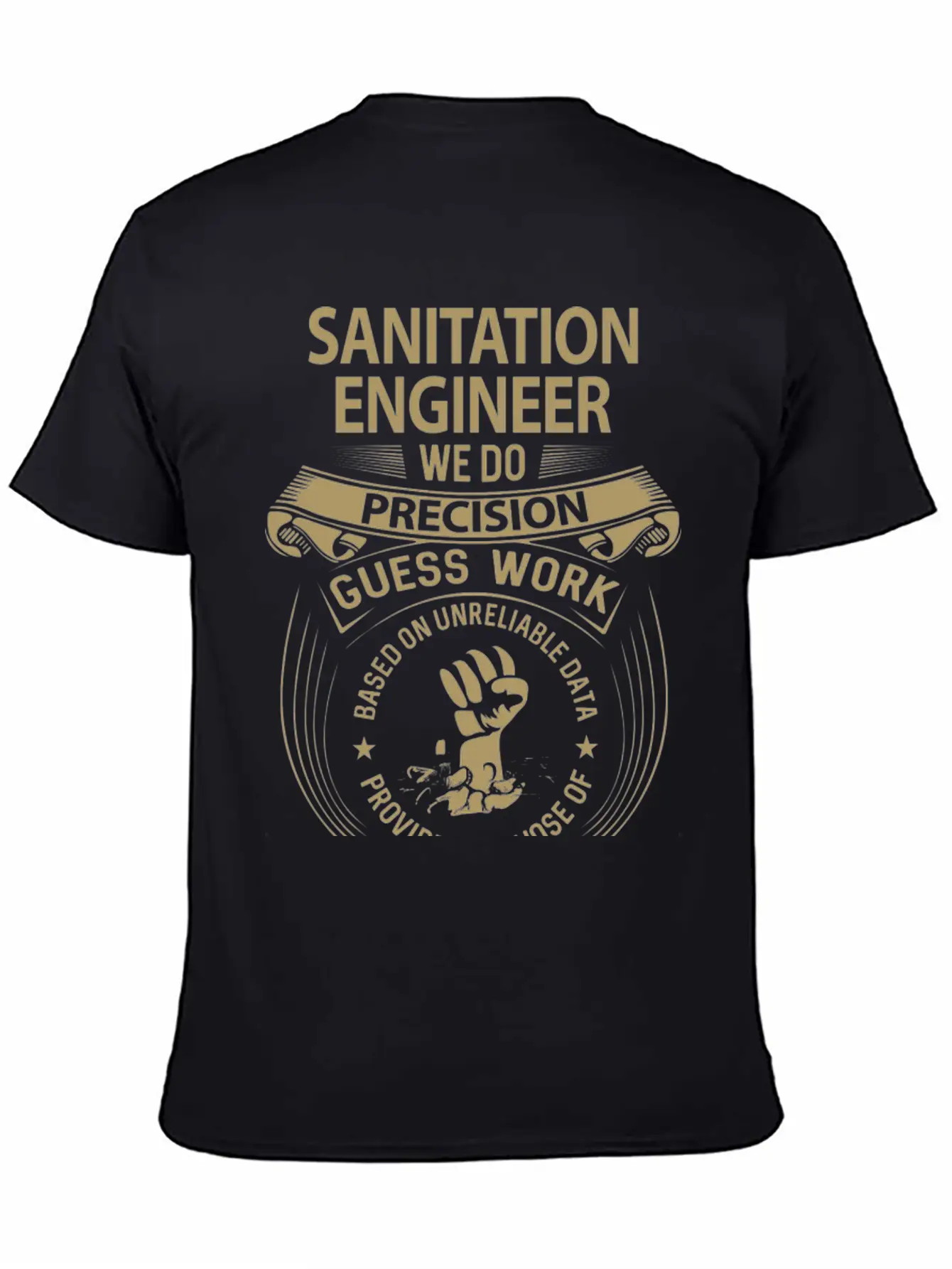 Sanitation Engineer T Shirt - We Do Precision Gift Timeless Short Sleeve Tee – Comfy And Minimalist Design