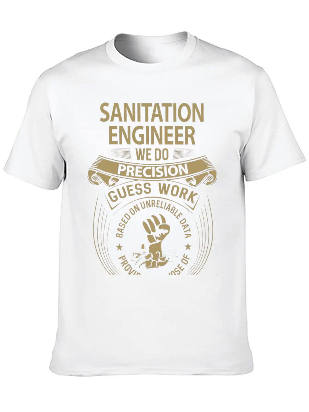 Sanitation Engineer T Shirt - We Do Precision Gift Timeless Short Sleeve Tee – Comfy And Minimalist Design