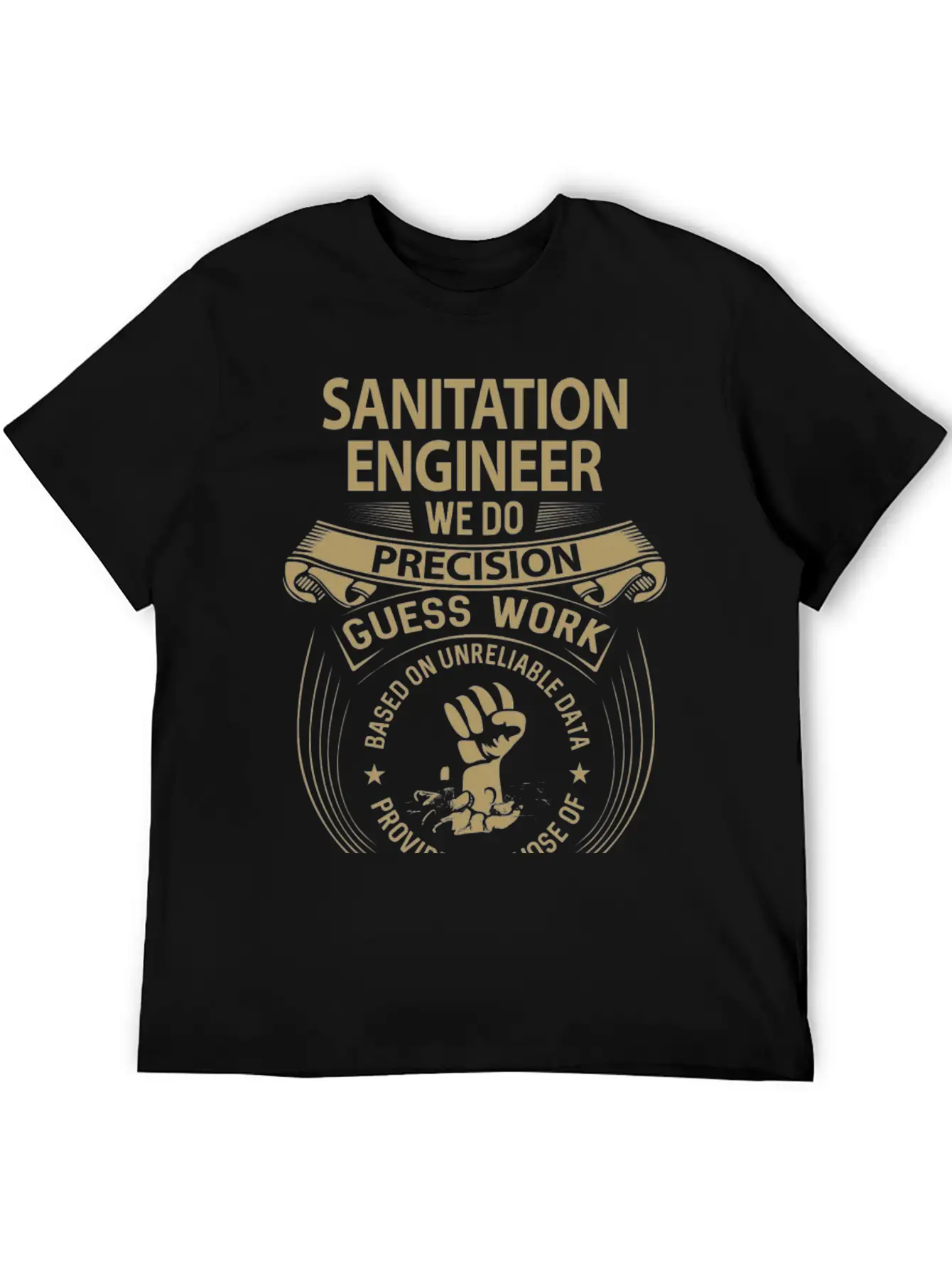 Sanitation Engineer T Shirt - We Do Precision Gift Timeless Short Sleeve Tee – Comfy And Minimalist Design