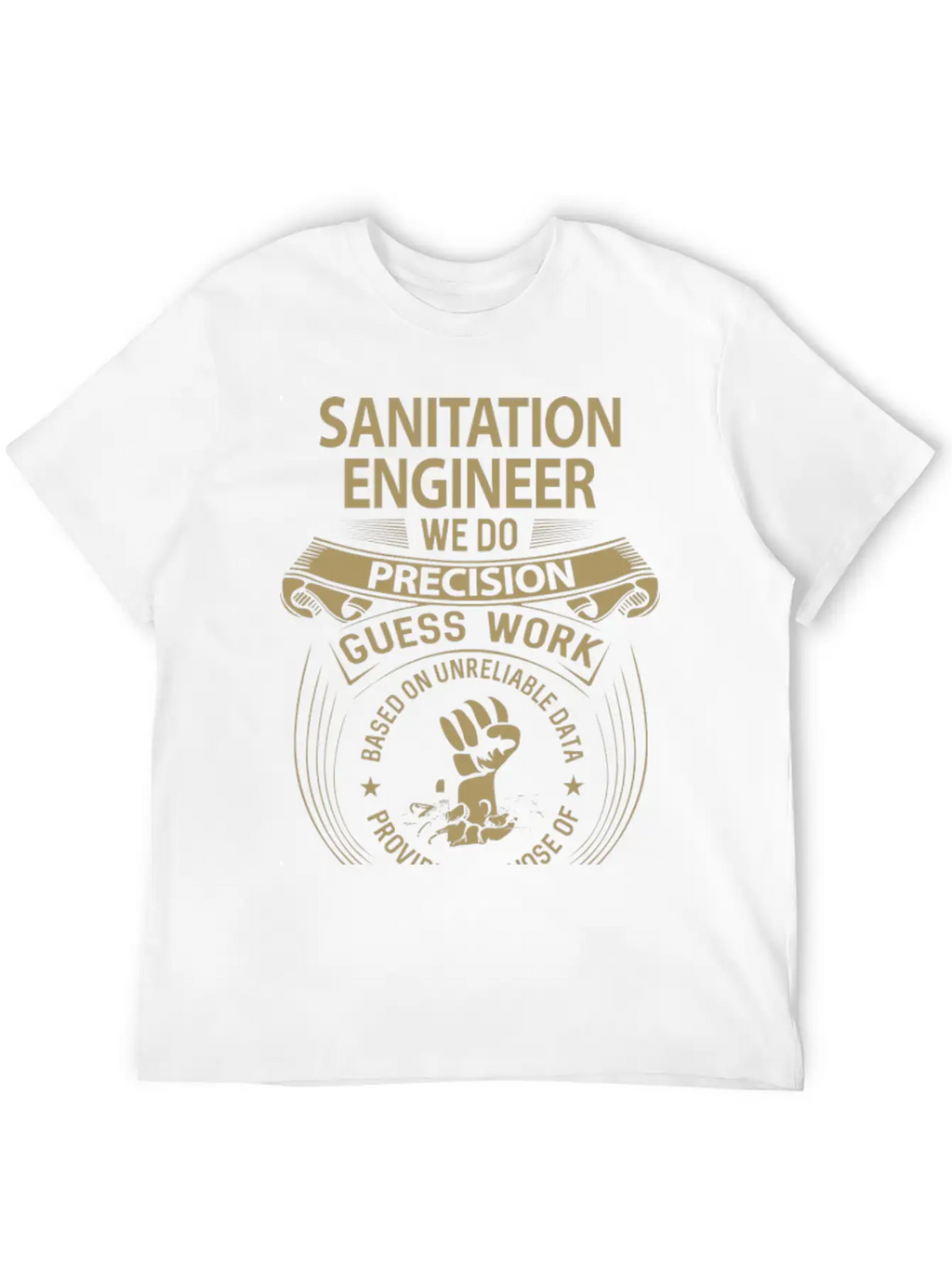 Sanitation Engineer T Shirt - We Do Precision Gift Timeless Short Sleeve Tee – Comfy And Minimalist Design