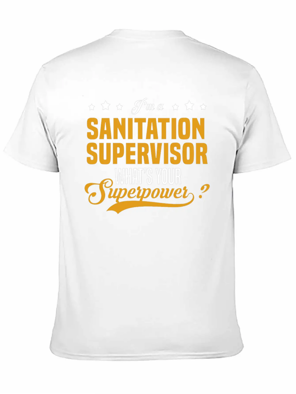 Sanitation Supervisor Essential Cotton Tee For Daily Outfits – Unisex Style