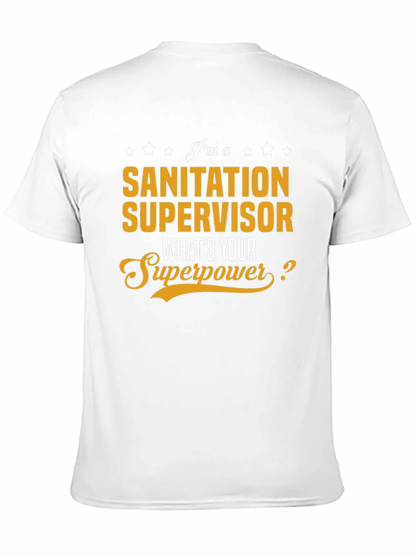 Sanitation Supervisor Essential Cotton Tee For Daily Outfits – Unisex Style