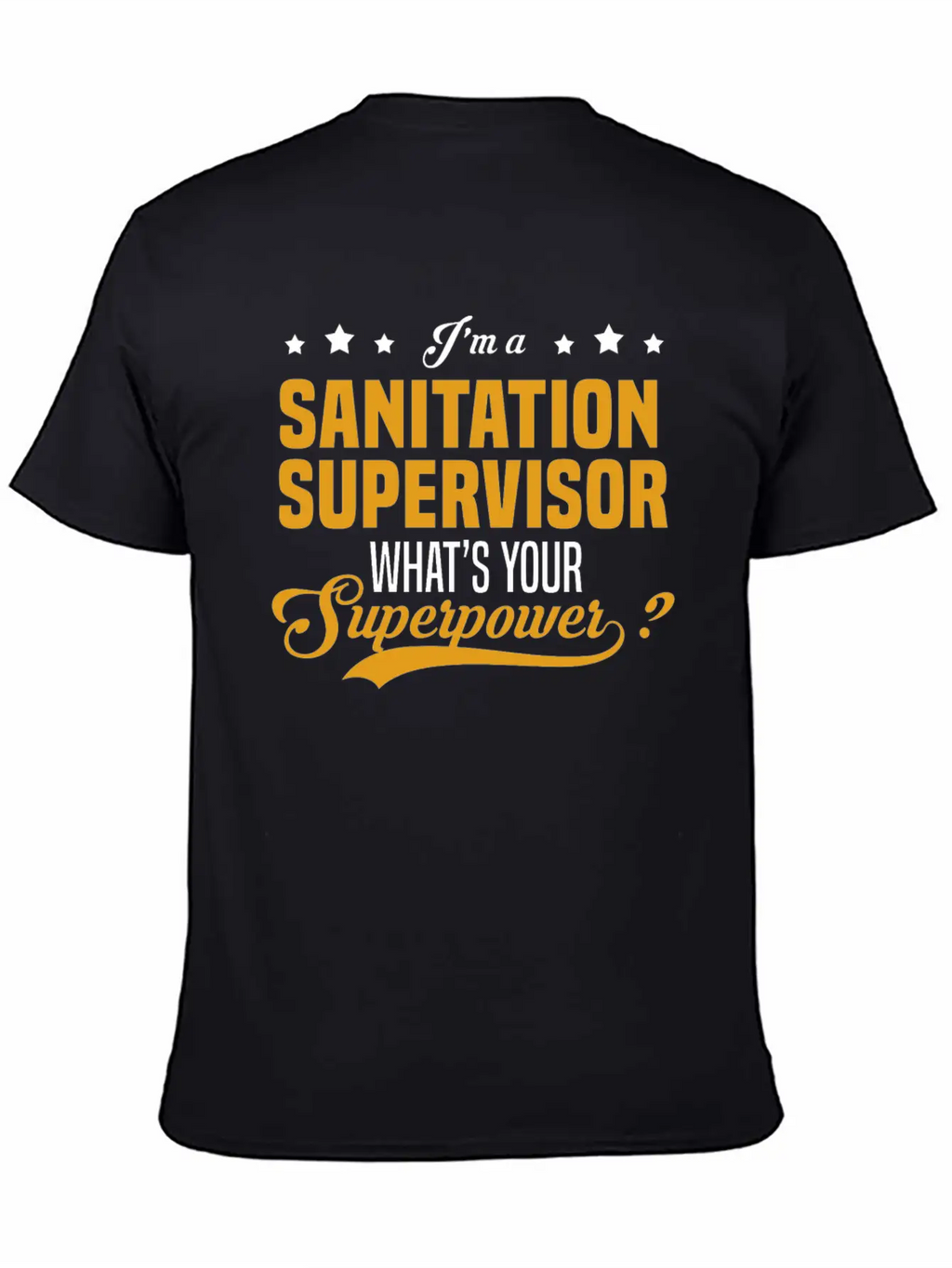 Sanitation Supervisor Essential Cotton Tee For Daily Outfits – Unisex Style
