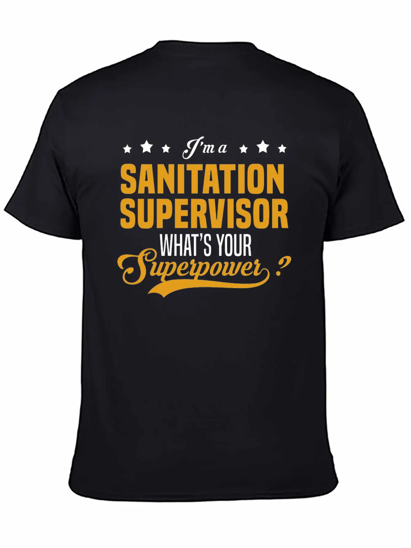 Sanitation Supervisor Essential Cotton Tee For Daily Outfits – Unisex Style